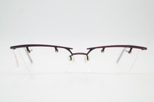 Lunettes Vintage TIME OUT 2 En Titane Cuivre Or Monture Demi-Rim