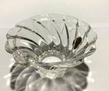 PORTE-BOUGIES BOBECHE Ø 95 MM EN CRISTAL RCR, TROU 29 MM, POUR LUSTRES