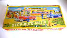 CIRCUIT GEM STOP AUTO-MATIC DOUANE  TÔLE LITHOGRAPHIÉE  1955  BON ÉTAT BOITE D'O