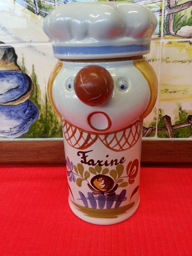 Pot clown chaumière - clown, farine