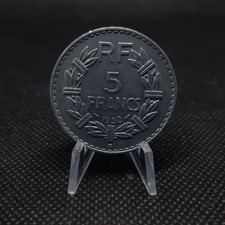 5 francs France 1950 B - Lavrillier en aluminium, SUP,  sous pochette