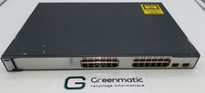 Switch Cisco Catalyst WS-C3750-24PS-S V08, fonctionnel et réinitialisé usine.