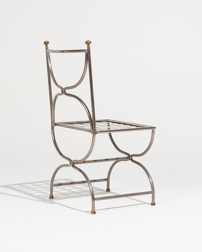 Chaise fer forgé - en,