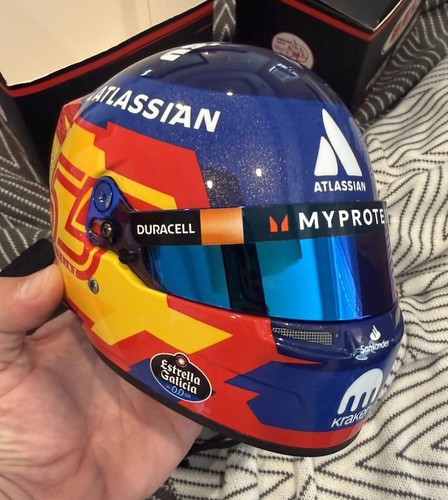 2025 carlos sainz mini helmet - 2025,