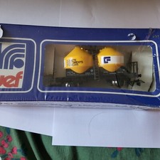 Wagon marchandise SNCF des "Ciments Français" HO - JOUEF réf 6421 neuf en boîte