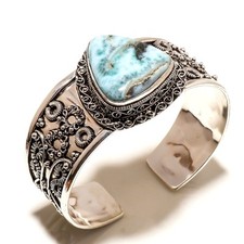 Ajuster les bijoux faits à la main en pierre précieuse Larimar de la...