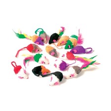 24  souris en fourrure. jeux
