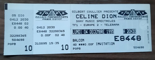 Ticket billet unused - billet,