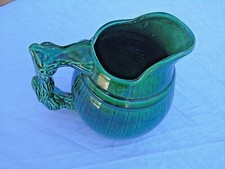 Pichet en céramique Longchamp France Couleur vert