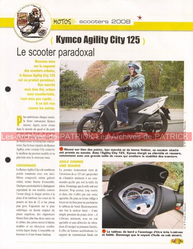 Kymco agility city 125 2008 - agility,