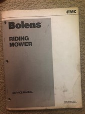 1981 BOLENS RIDING MOWERS