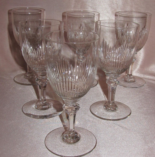 Port glasses white - 6, wine