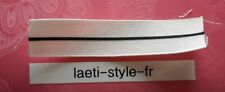 R0307 ruban galon grade environ 10cm blanc lieutenant pour patch fourreau etc 