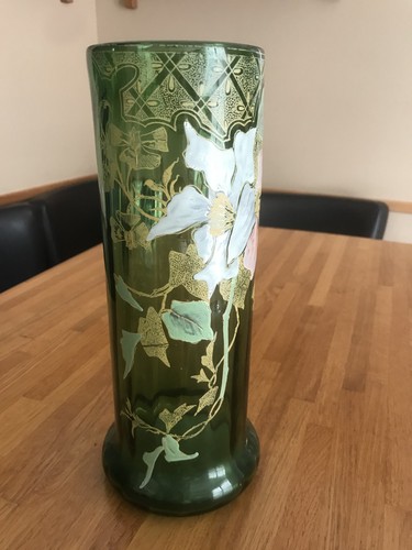 Vase ancien emaille - vase,