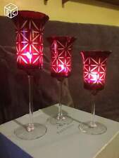 "PARTYLITE TRIO  PORTE  BOUGIE  RAFFINEMENT   ' PARTYLITE "