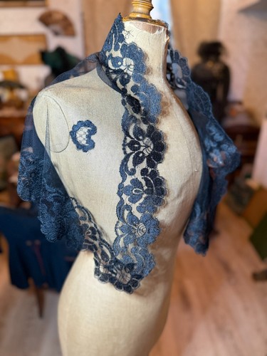 Textile ancien fichu de - textile,