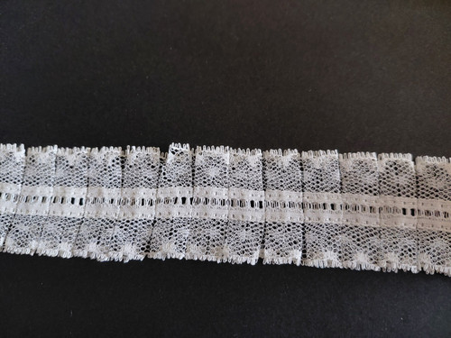 Ruban dentelle plissee - 2,
