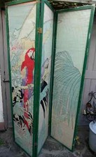 Tropical Morita Design 1991/1992 RARE Vintage PUBLICITAIRE Paravent Japonais aux