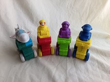 4 JOUETS VEHICULE ESPACE SERIE RONALD McDONALD'S HAPPY MEAL 1995