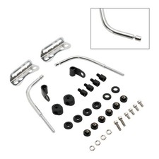 Support de montage universel pour pare-brise de phare de moto rétro Cafe Racer E