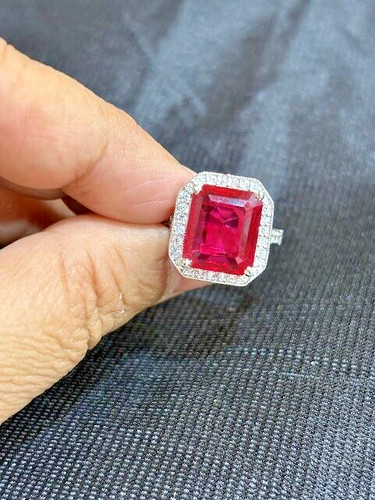 50ct émeraude simulé rubis - 3.50ct,