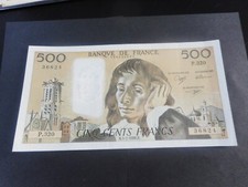 BILLET 500 FRANCS PASCAL du