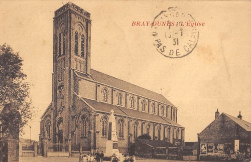 Cpa bray dunes eglise - cpa, 59