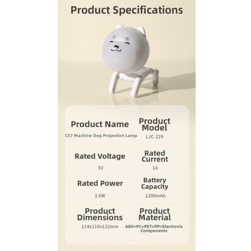Lampe robot compacte pour