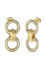 Guess dames noeud vous boucle d’oreille UBE04061YG