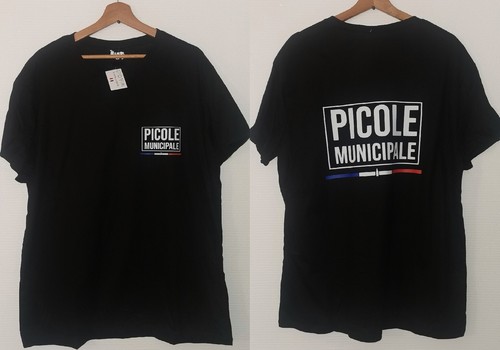 Shirt noir picole municipal - picole,