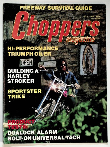 1975 july choppers motorcycle - july,