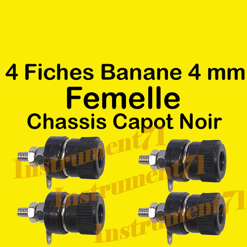 Fiches chassis couleur noire - 4,