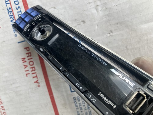 Alpine cde 124sxm - 124sxm, cd