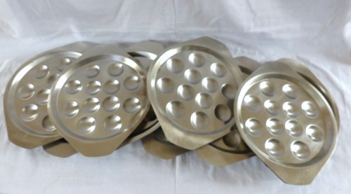 Plats escargots inox 12 - 10,