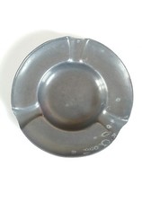 Ancien Cendrier en Étain Fin