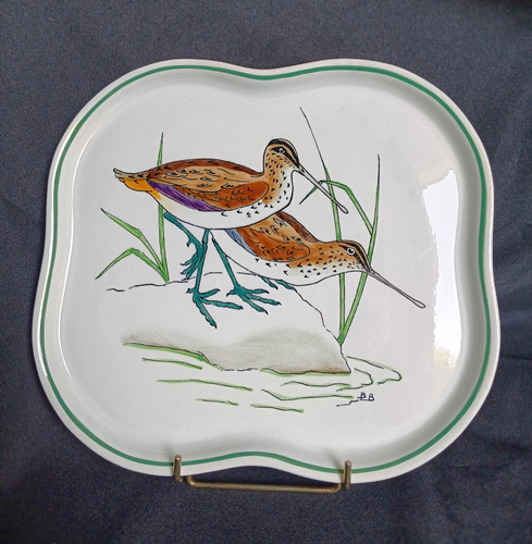 Petit plat carré faïence - petit,