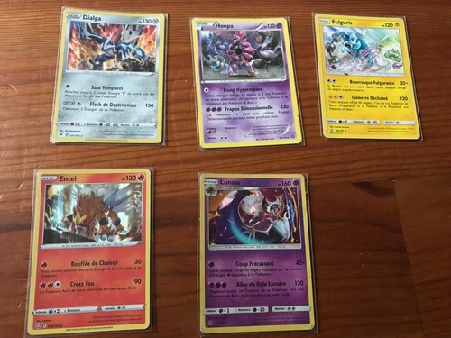 Cartes pokemon lot 5 rares - cartes,