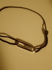 Bracelet Cordon Messika Or Blanc Et Diamants Collection Carré Noir 