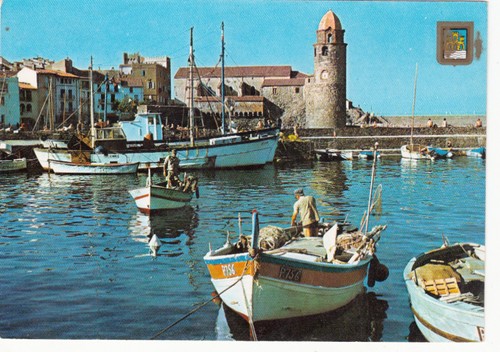 Collioure vue sur - collioure, clocher