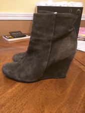 ANDRE Womens DARK GREEN SUEDE