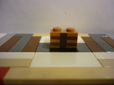 LEGO Medium Nougat Brick 1x2 Minecraft Crafting Table 3004pb123 Set 21115
