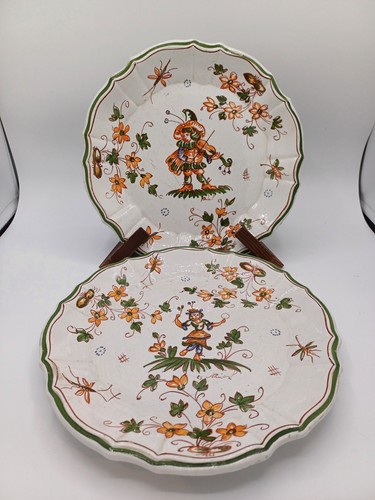 Lot assiettes moustiers - 2,