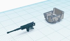 Set conversion Tourelleau Cal 12/7 pour VAB SOLIDO - 1/50