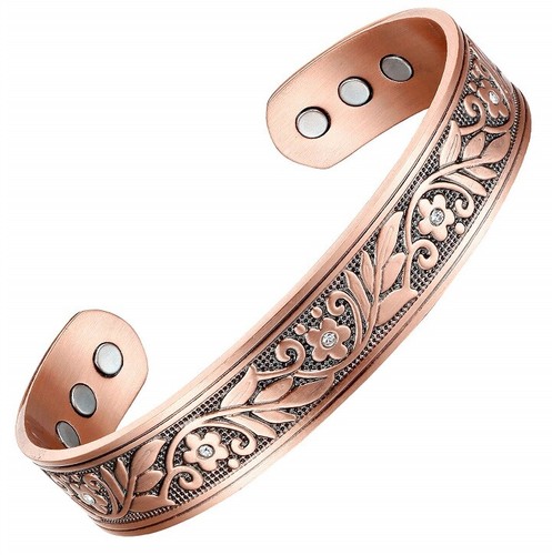 Bracelet magnétique fleurs - bracelet,