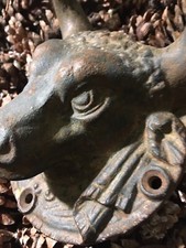 Tête Boeuf Fonte 19eme Boucherie