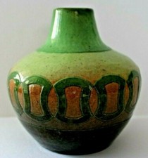 Vase Villanertas glaçure, Annecy, céramique de Savoie, signé.