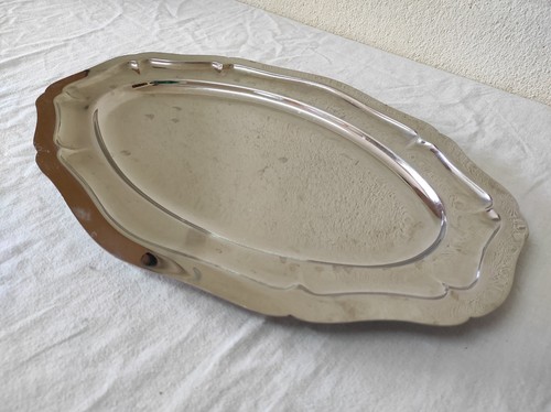 Plat service ovale inox - en,