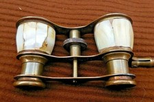 ANCIENNE JUMELLES DE THÉÂTRE, ÉCAILLES NACRE,VISION AJUSTABLE,TELESCOPIQUE