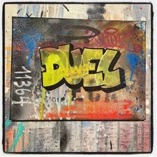 DUEL RIS TOILE Chassis 31x23cm