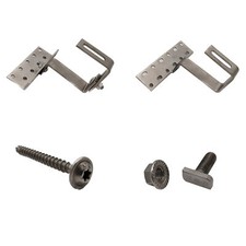 Crochets de Toit Inox 3 Compartiment Réglable Solaire PV Photovoltaïque Fixation